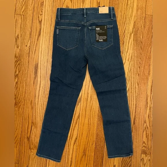 NWT PAIGE Woman’s Dark Blue Jeans - Size 27 - Picture 3 of 6